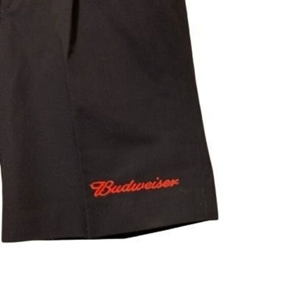 Vintage Riverside Size 29 Budweiser Blue Pleated Uniform Shorts *New-2nds* - Picture 2 of 7